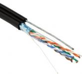  - Hyperline FUTP4-C5E-S24-SW-OUT-PE-BK-500 (FTP4-C5E-SOLID-SW-OUTDOOR-40-500)