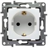  - Legrand Etika Бел Розетка с/з, авт. клем, IP44 672232