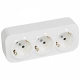  - Legrand Quteo Бел Розетка 3-я с/з с шт (782238)