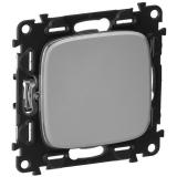  - Legrand Valena ALLURE DIY Алюминий переключатель 1-клавишный 10А 250В (752906)