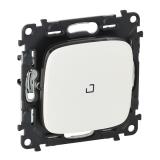  - Legrand Valena ALLURE DIY Белый переключатель 1-клавишный с подсветкой 10А 250В (752726)