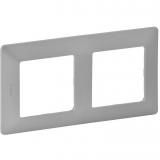  - Legrand Valena LIFE Алюминий Рамка 2-ая (754132)