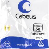  - Cabeus PC-UTP-RJ45-Cat.5e-0.15m-WH-LSZH
