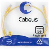  - Cabeus PC-UTP-RJ45-Cat.5e-1m-YL-LSZH