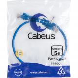  - Cabeus PC-UTP-RJ45-Cat.5e-0.5m-BL-LSZH