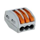  - Клемма СМК-413 с рычагом 3 отверстия 0.08-2.5кв.мм (уп.100шт.) PROxima EKF plc-smk-413