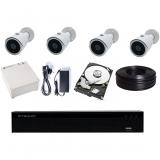 IPTRONIC Комплект AHD дача/коттедж 2Tb Bullet-Dome Kit 4 ИБП - IPTRONIC Комплект AHD дача/коттедж 2Tb Bullet-Dome Kit 4 ИБП