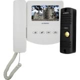 AccordTec Комплект домофонии AT-home4 WH-BL - AccordTec Комплект домофонии AT-home4 WH-BL