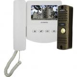 AccordTec Комплект домофонии AT-home4 WH-BZ - AccordTec Комплект домофонии AT-home4 WH-BZ